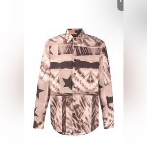 Just Cavalli Star Print cotton shirt size small
